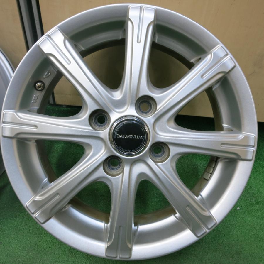 BS バルミナ BALMINUM 14インチ4.5J+45 4本セット 送料無料] キレイ☆BALMINUM バルミナ 14インチ ホイール 14×4.5J