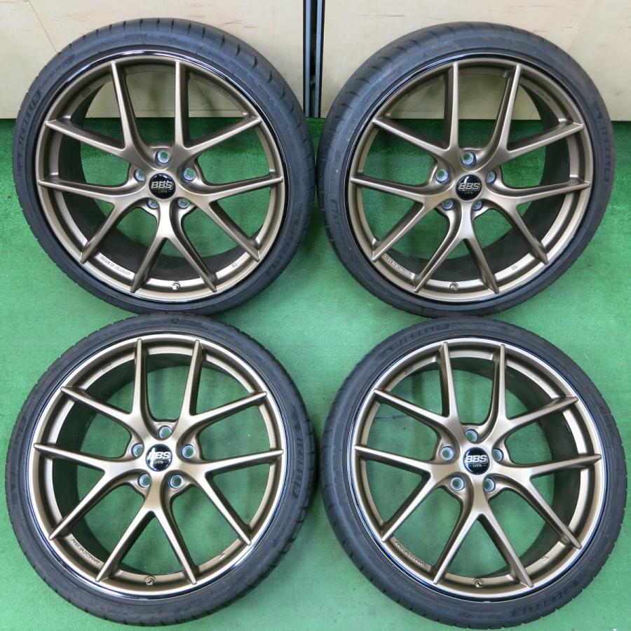 送料無料* バリ溝！22年！キレイ！9.5分☆BBS CI-R CI0103 KBA50239 