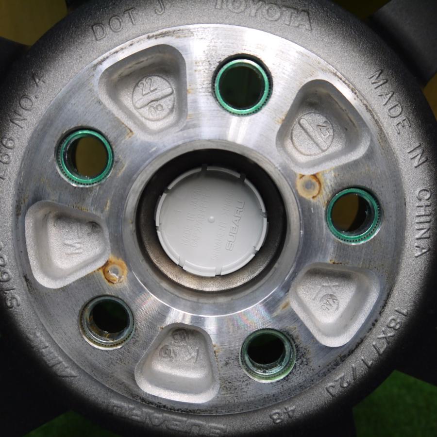 【新車外し】トヨタ　86 BRZ 純正ホイール　18インチ　1本 新車外し！1本☆トヨタ GR 86 スバル BRZ 純正 ホイール 18