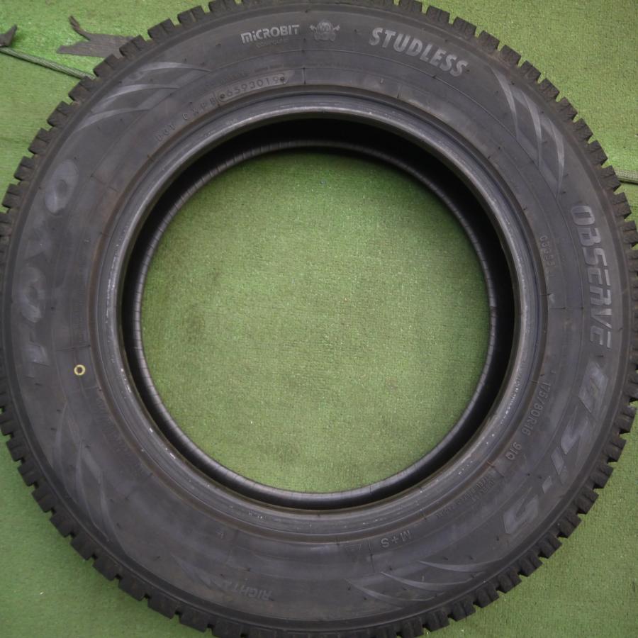 送料無料* バリ溝！9.5分☆スタッドレス 175/80R16 トーヨー 