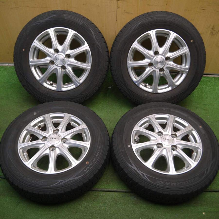 日産 純正ホイール 145/80R13 ダンロップ WM01 （A0294） 4本価格☆スタッドレス 145/80R13 ダンロップ ウインターマックス WM01
