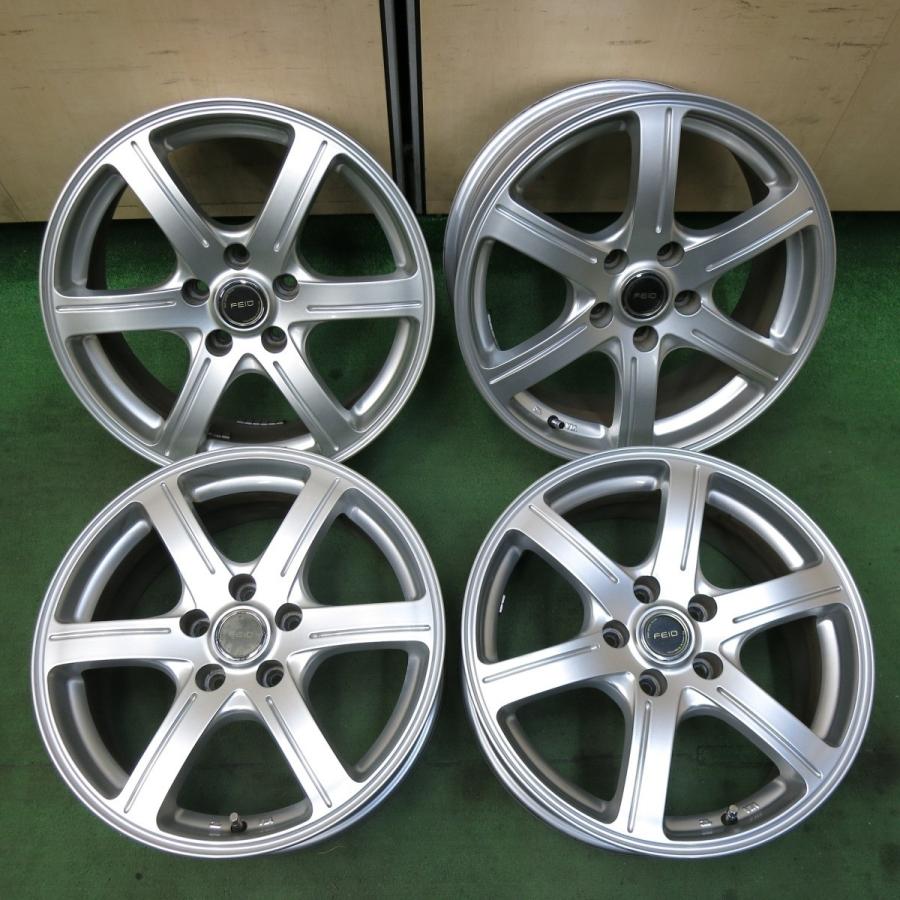 4本価格☆FEID ブリヂストン 製 17インチ ホイール 17×7J PCD114.3/5H 