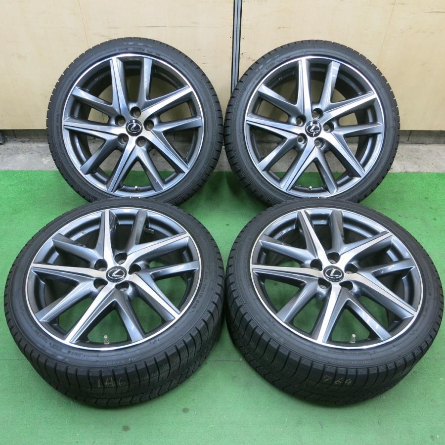 センサー付！バリ溝22年9.5分☆レクサス GS 純正 235/40R19 265/35R19 