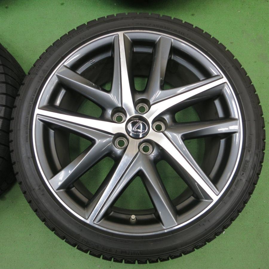 送料込　235/60R18 スタッドレスホイールセット　2025年製バリ溝 センサー付！バリ溝22年9.5分☆レクサス GS 純正 235/40R19 265/35R19