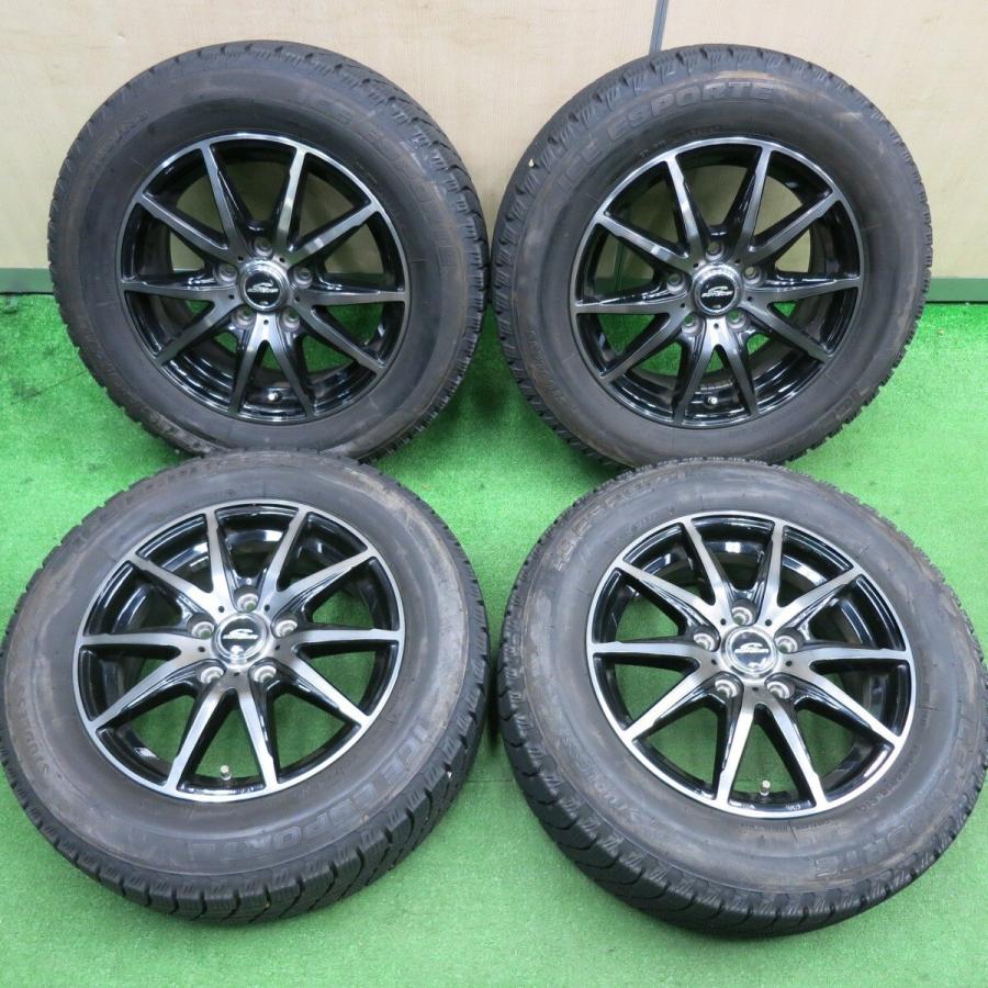 バリ溝！キレイ！9.5分☆スタッドレス 195/65R15 アイスエスポルテ 