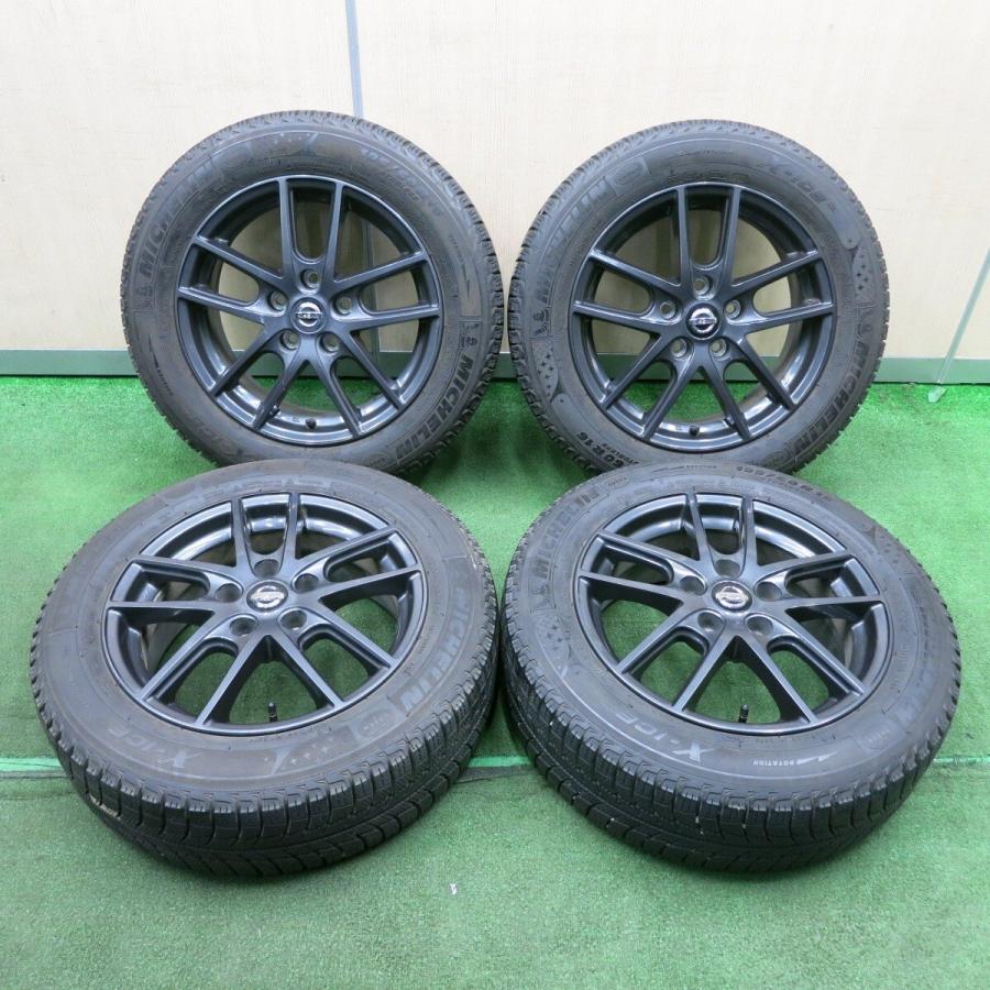 C27 セレナ 195/60R16 バリ溝スタッドレス4本セット バリ溝 8.5分☆日産 C27 セレナ 純正 OP エスティーロ 195/60R16