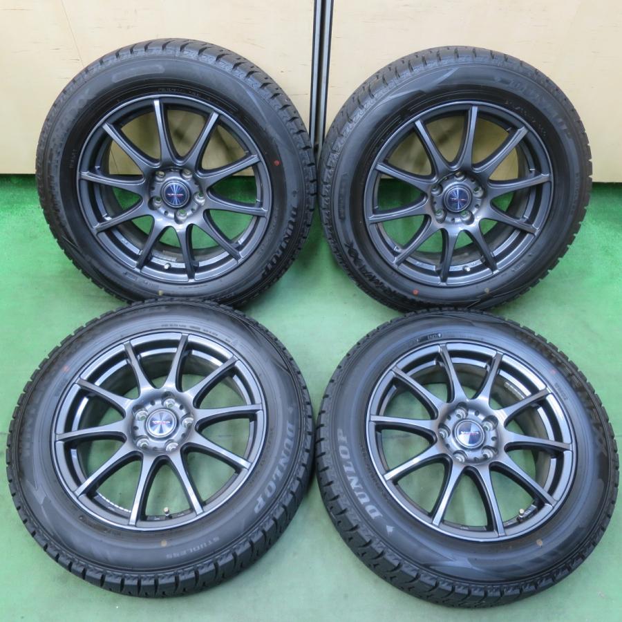 バリ溝！24年！キレイ！ほぼ10分☆スタッドレス 215/60R17 ダンロップ 