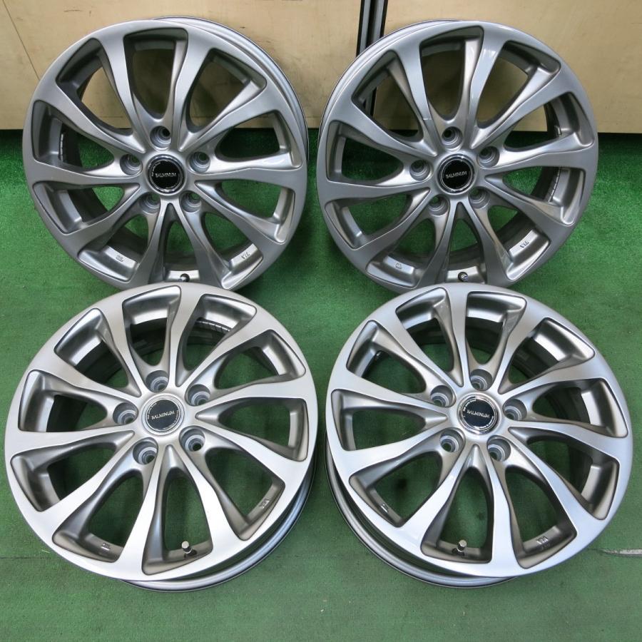 BALMINUM バルミナ 社外ホイール 16インチ 4本 6.5J5HPCD114.3+39 アルファード プリウスa SAI等　(VHI353) BALMINUM バルミナ 社外ホイール 16インチ 4本 6.5J5HPCD114.3+39