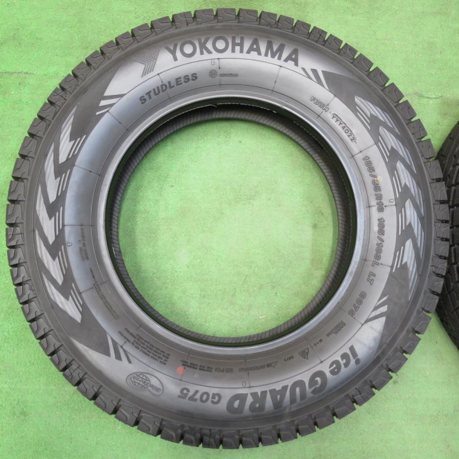 送料無料] ほぼ未使用！22年！超バリ溝☆ジムニー 等 185/85R16 105 