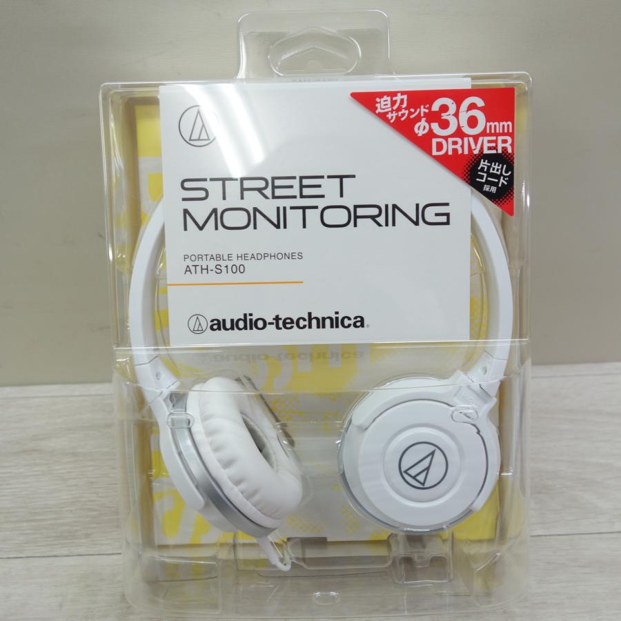 送料無料] 未使用☆audio-technica ヘッドフォン ATH-S100 有線
