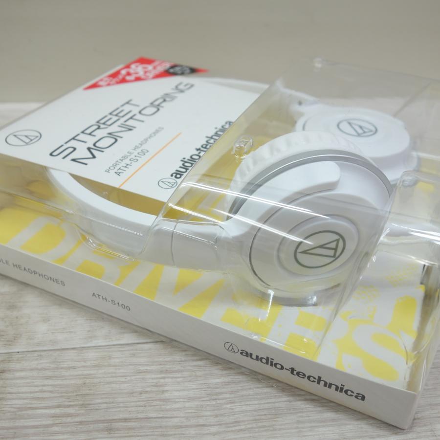 送料無料] 未使用☆audio-technica ヘッドフォン ATH-S100 有線