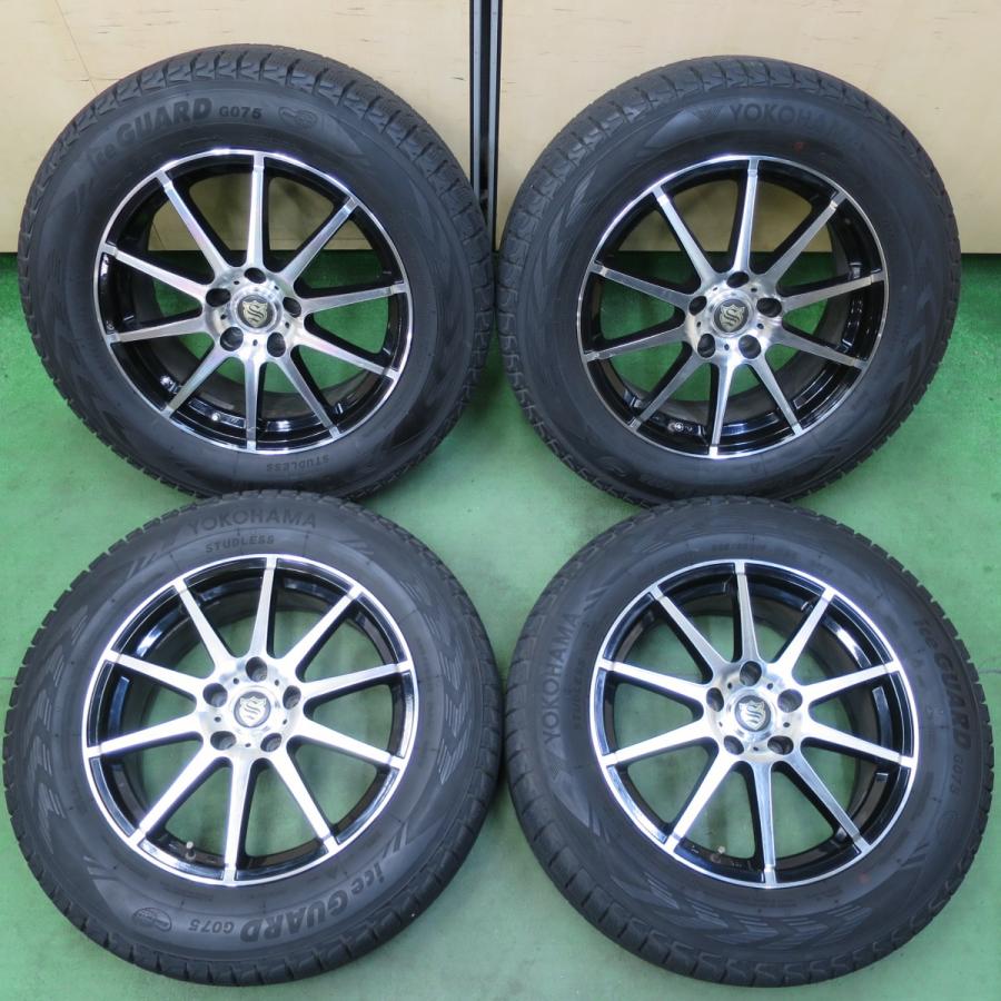 バリ溝！9.5分☆スタッドレス 225/65R17 ヨコハマ アイスガード G075 