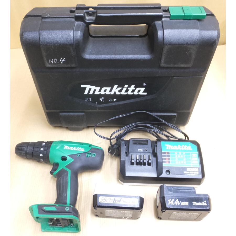 送料無料] バッテリー2個◇マキタ 充電式 震動 ドライバ ドリル 14.4V 