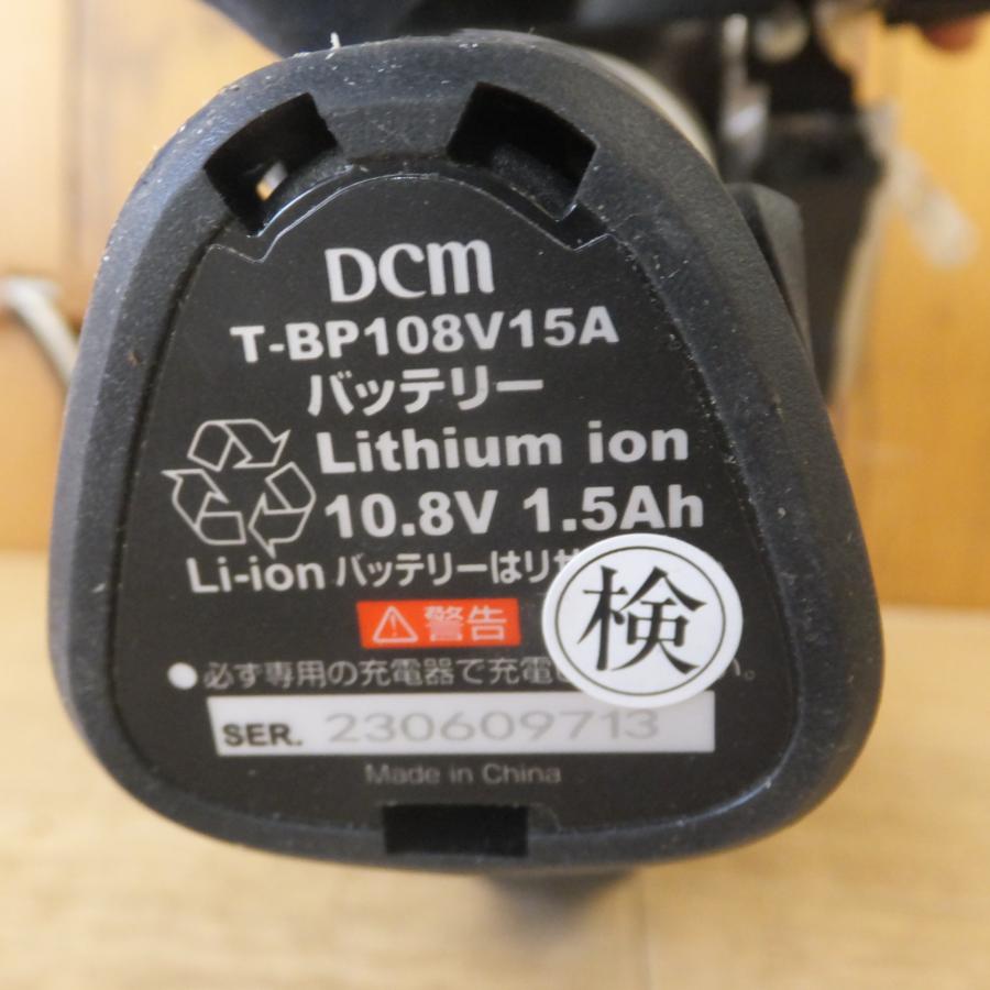 送料無料] ☆DCM 充電式丸のこ 85mm T-CS108V バッテリー T-BP108V15A