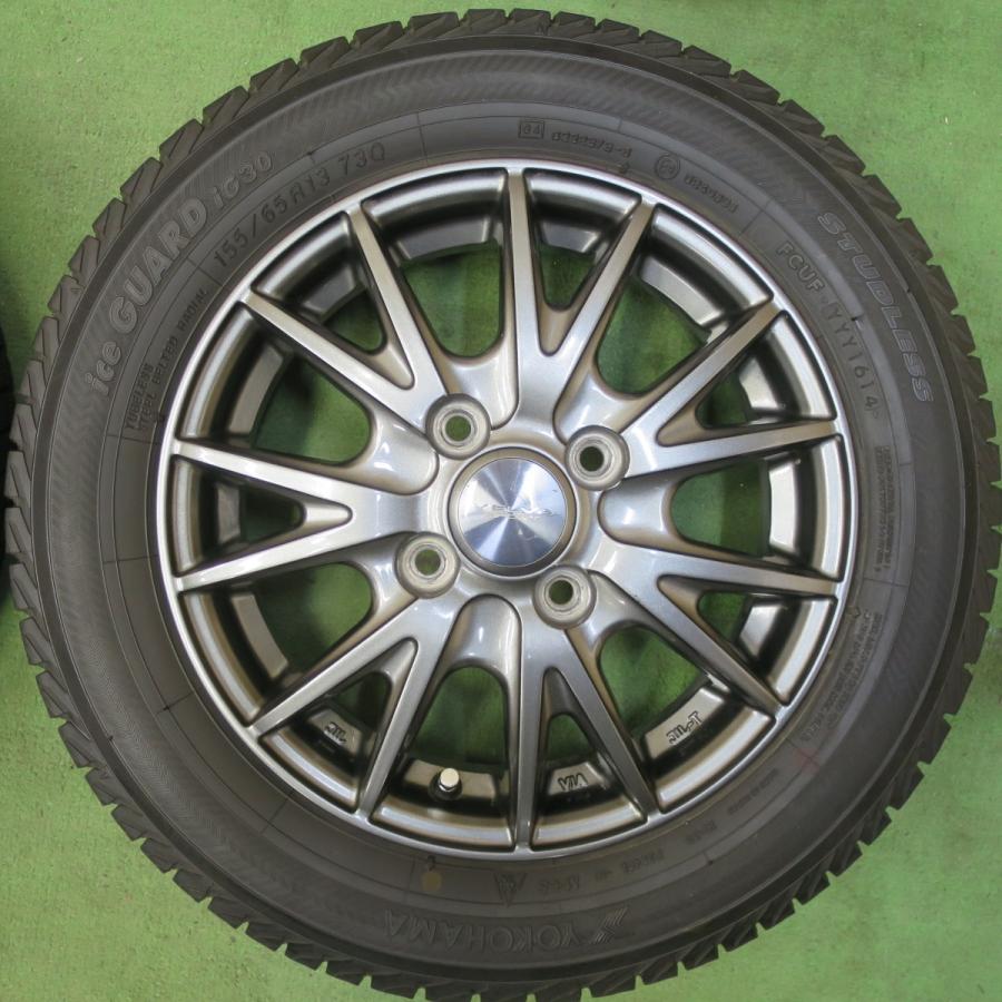 キレイ☆スタッドレス 155/65R13 ヨコハマ アイスガード iG30 VELVA 