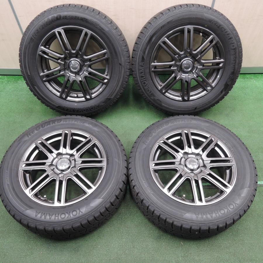送料無料* バリ溝！20年！キレイ！9.5分☆スタッドレス 215/60R16  