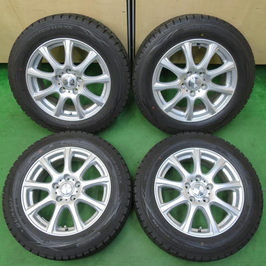 送料無料* バリ溝！キレイ！9.5分以上☆スタッドレス 205/60R16  