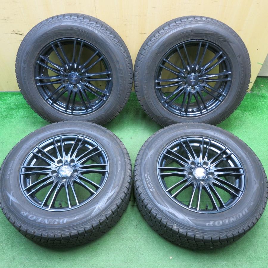 バリ溝！21年！9.5分☆スタッドレス 225/65R17 ダンロップ ウインター