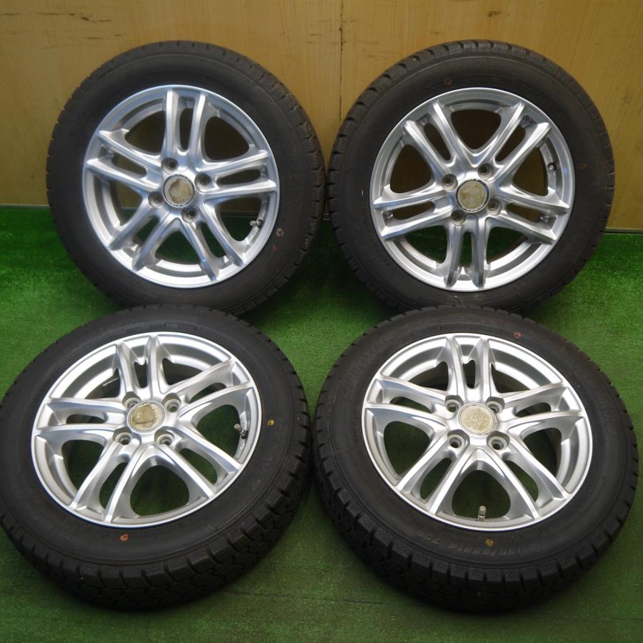 バリ溝！キレイ！9.5分以上☆スタッドレス 155/65R14 グッドイヤー 