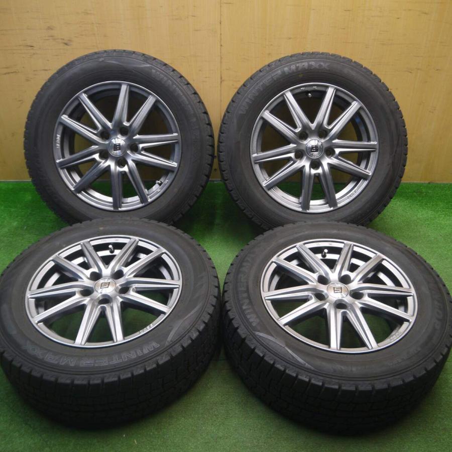 バリ溝！キレイ！9.5分☆スタッドレス 215/60R16 ダンロップ 