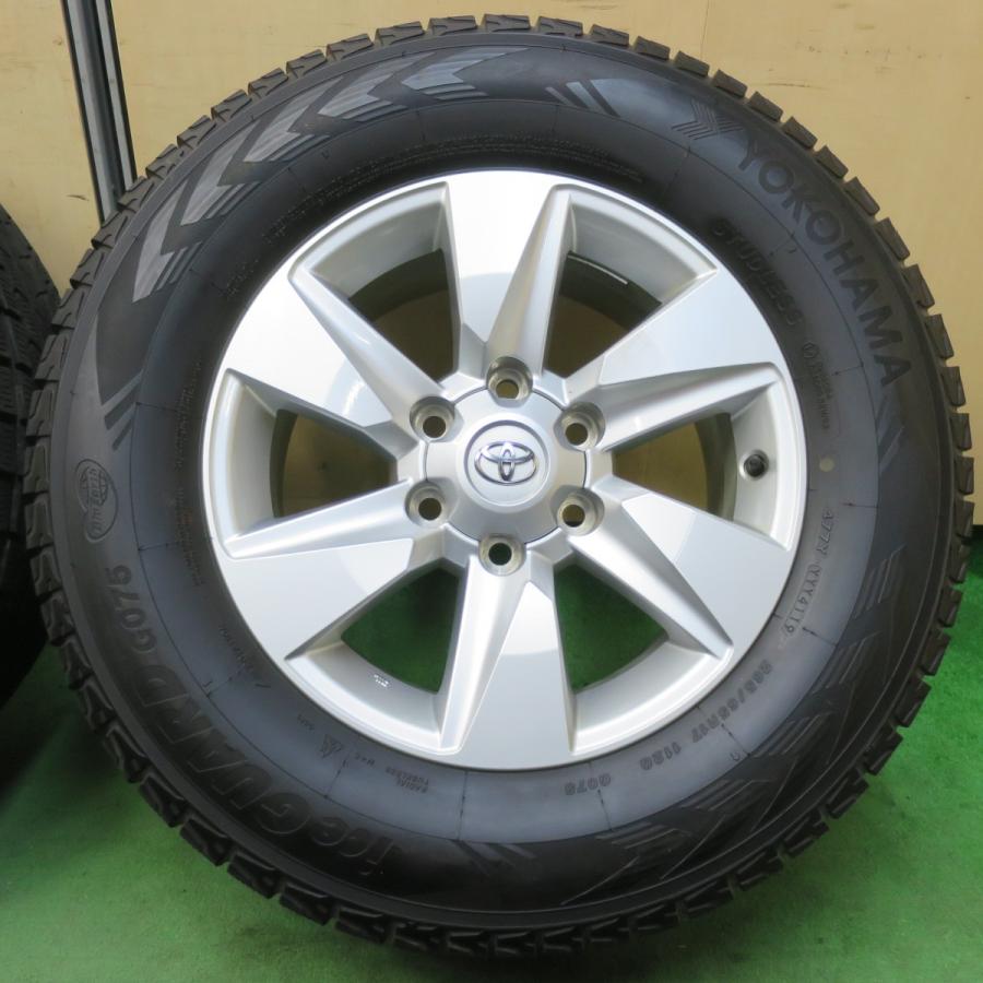 送料無料] バリ溝！キレイ！9分☆トヨタ 150系 ランクル プラド 純正