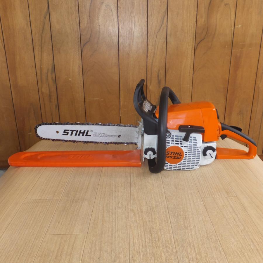 送料無料] 岐阜発☆スチール STIHL エンジンチェーンソー MS230/C 3軸 