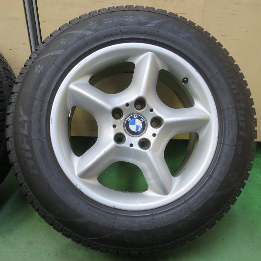 バリ溝！9分☆BMW X5 純正 235/65R17 スタッドレス ハイフライ Win 