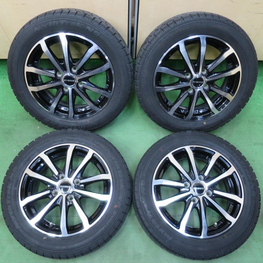 155/65R14 スタッドレス　バリ溝　22年製 バリ溝！22年！キレイ！8.5分☆スタッドレス 155/65R14 オートバックス