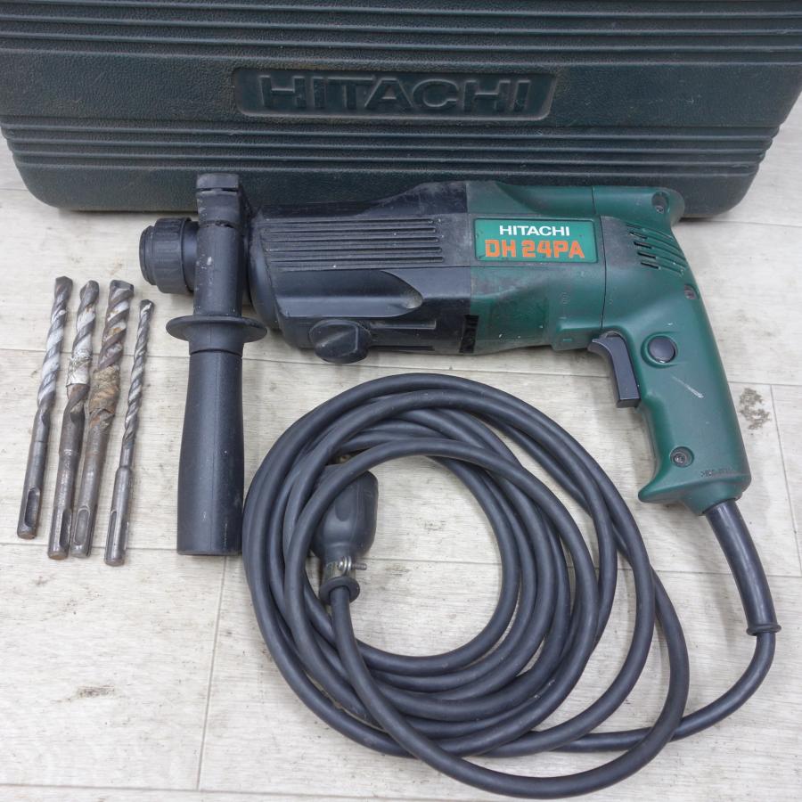 送料無料] 付属品付き◇日立 24mm ロータリ ハンマドリル DH24PA 電動