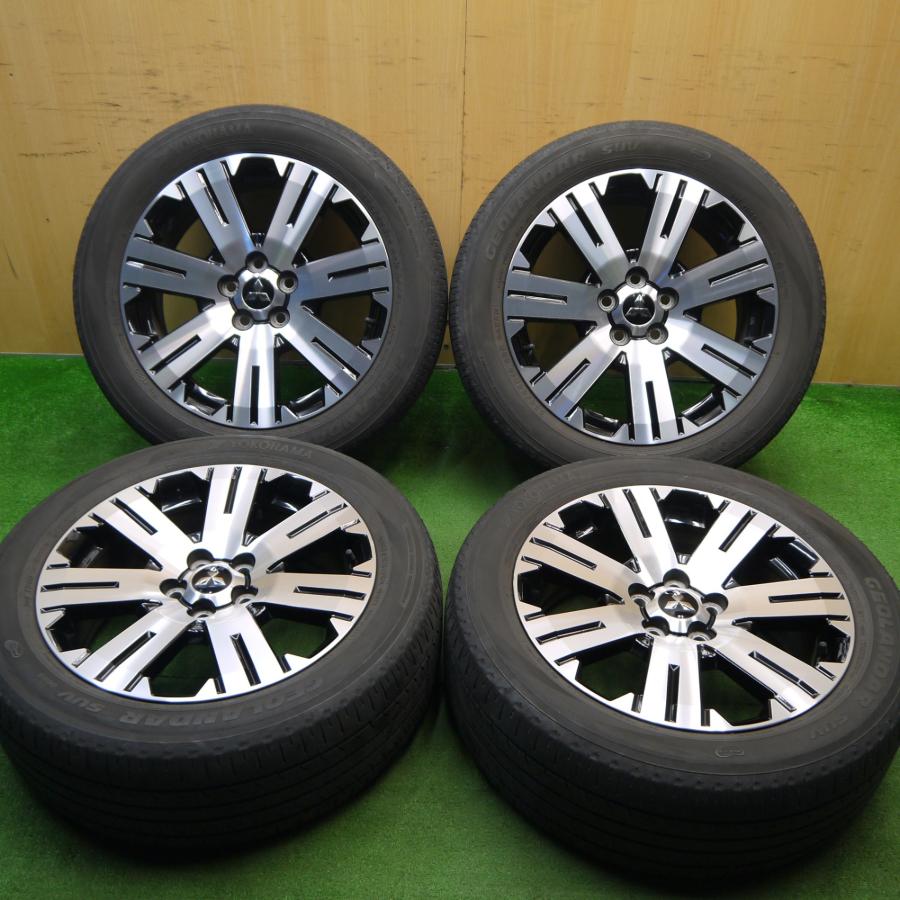 キレイ☆三菱 デリカ D:5 純正 225/55R18 ヨコハマ ジオランダー SUV 