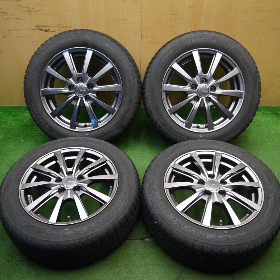 バリ溝！キレイ！8.5分☆シエンタ 等 185/60R15 スタッドレス トーヨー