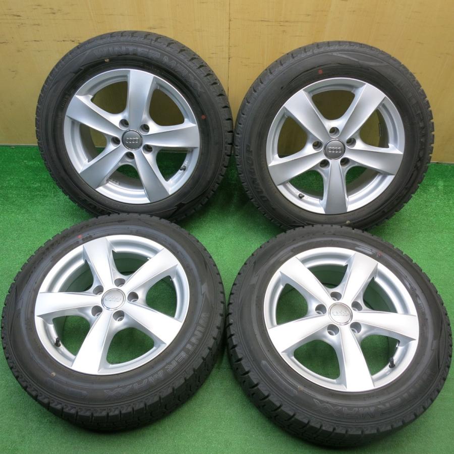バリ溝！9.5分☆アウディ A4 8K 等 AGA Nebel 205/60R16 スタッドレス 