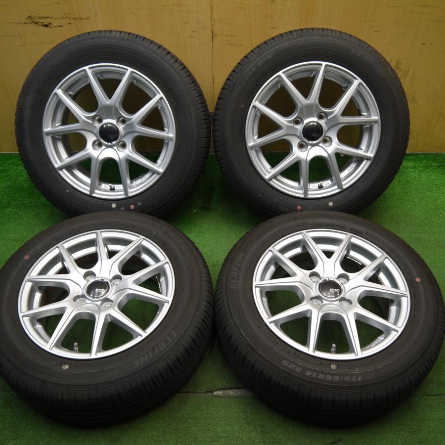 バリ溝！23年！キレイ！9.5分☆175/65R14 エコファイン SPORT DAISY 