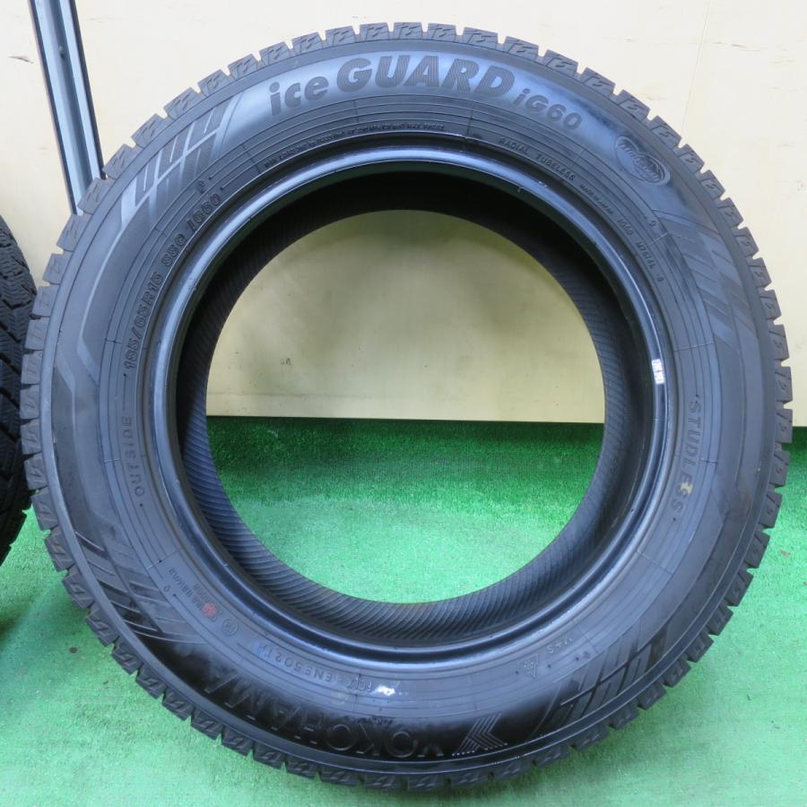 送料無料] バリ溝！21年！9.5分☆スタッドレス 185/65R15 ヨコハマ 