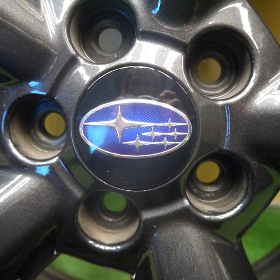 バリ溝！キレイ！9分★スバル XV 純然たる 225/60R17 スタッドレス ブリヂストン ブリ背嚢 DM-V3 17in PCD100/5H★6040608Hス