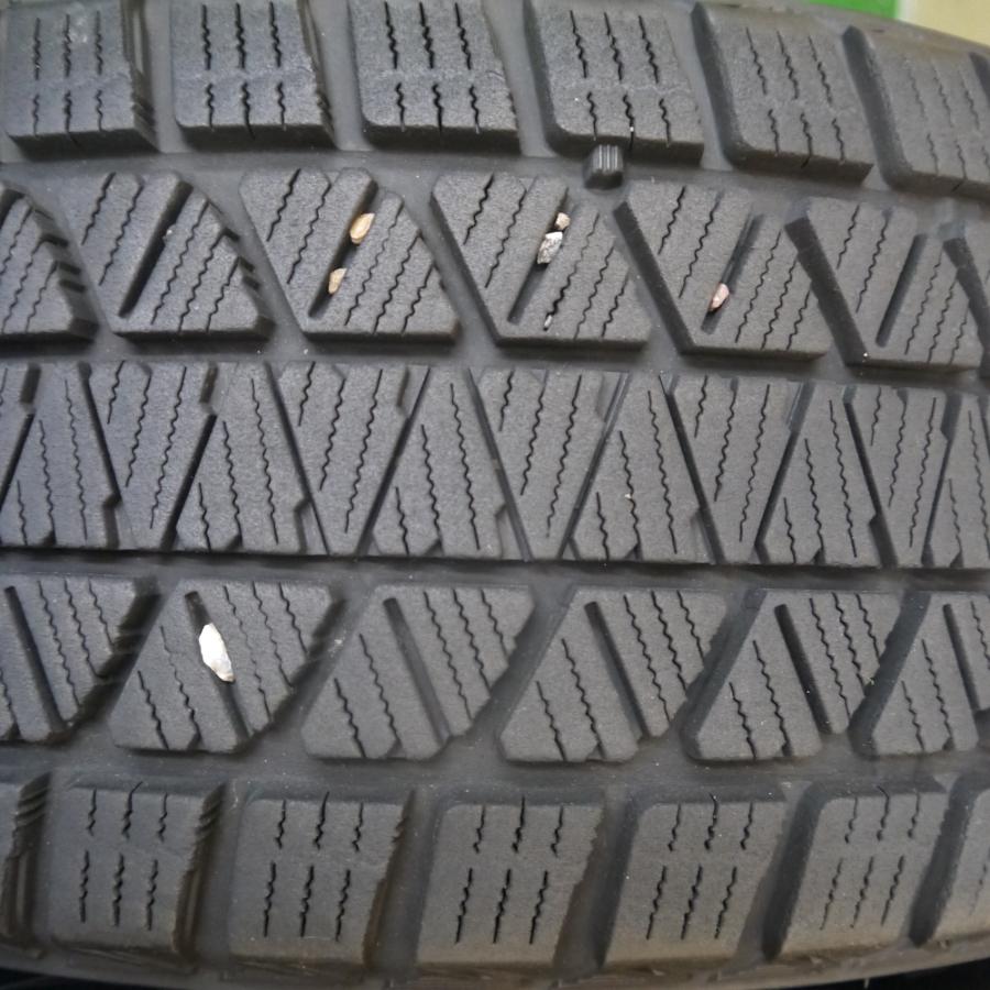 バリ溝！キレイ！9分★スバル XV 純然たる 225/60R17 スタッドレス ブリヂストン ブリ背嚢 DM-V3 17in PCD100/5H★6040608Hス