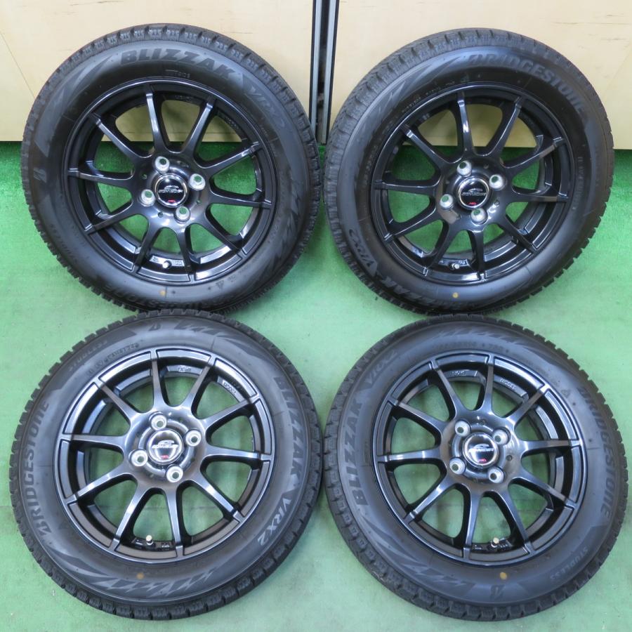 バリ溝！24年！キレイ！ほぼ10分☆スタッドレス 155/65R14 