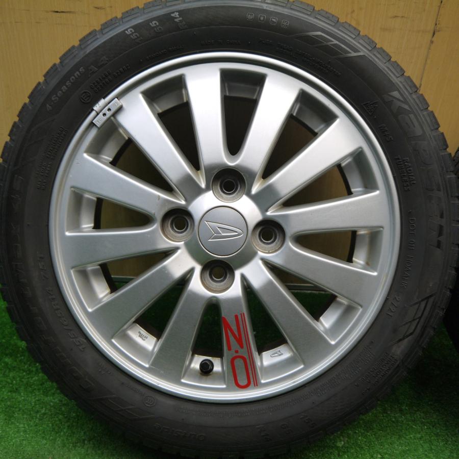 4本価格！21年☆ダイハツ ムーヴ コンテ 等 純正 155/65R14 カプセン 