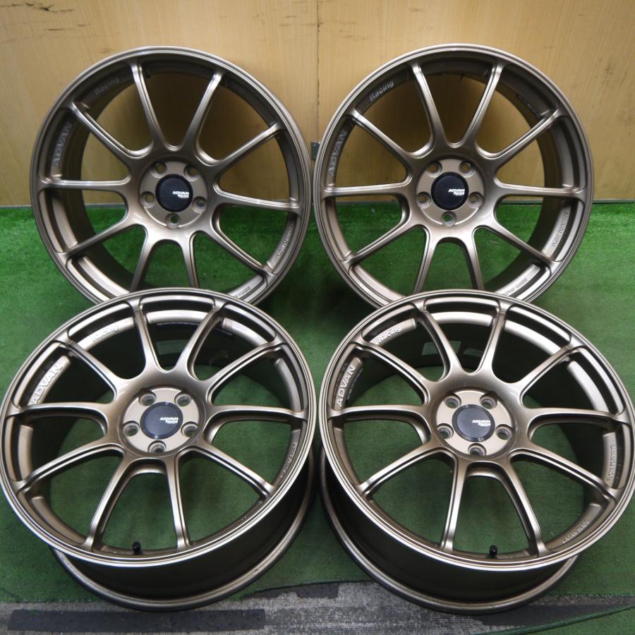 アドバンレーシングRS pcd100 5H 18インチ　プリウス、インプレッサ 、レガシィ、レヴォーグ等に！ キレイ☆プリウス 86 BRZ 等 ADVAN Racing RZ2 18インチ ホイール