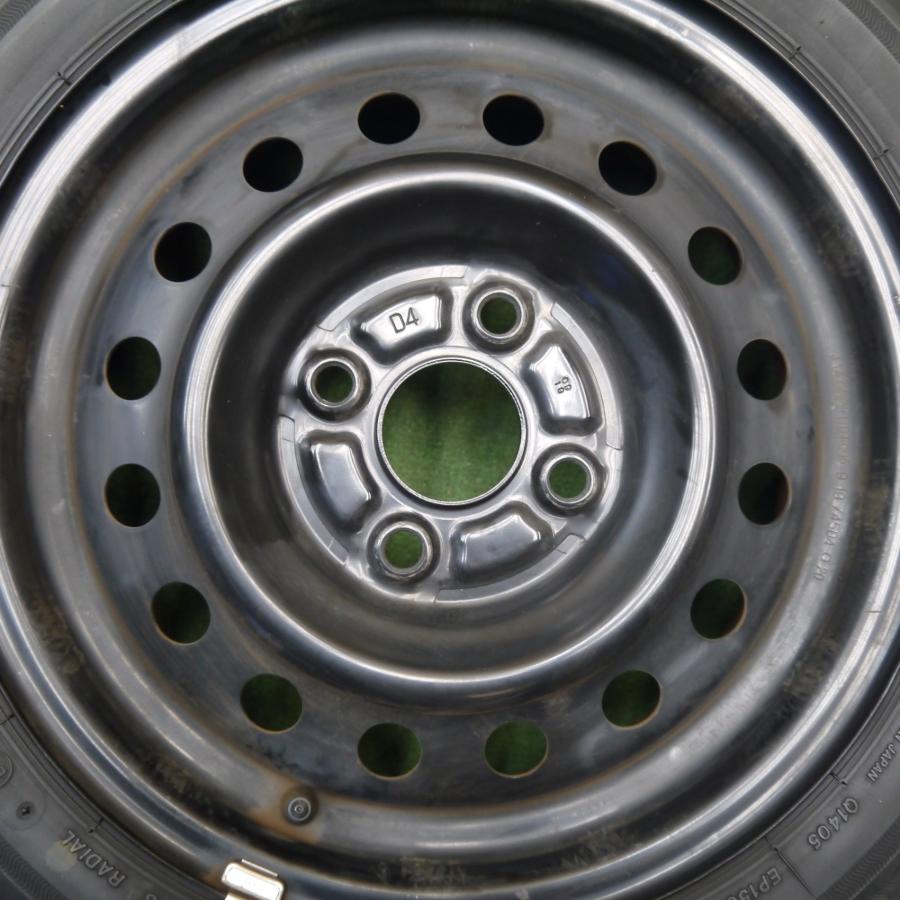 4本価格☆スズキ ラパン 純正 スチール 155/65R14 ブリヂストン 