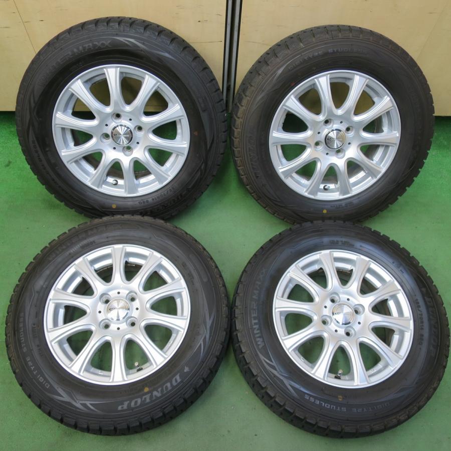 185/70R14　バリ山スタットレス バリ溝！キレイ！9.5分☆スタッドレス 185/70R14 ダンロップ