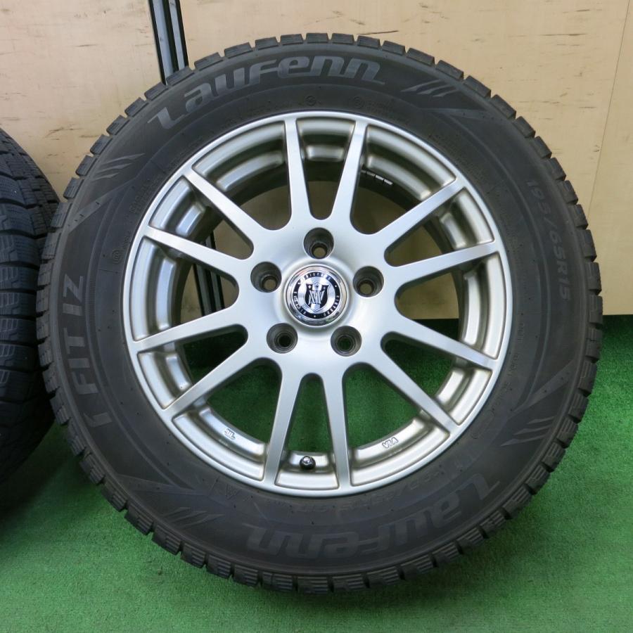 195/65R15ラウフェン スタッドレス 4本6j+45 PCD114.3