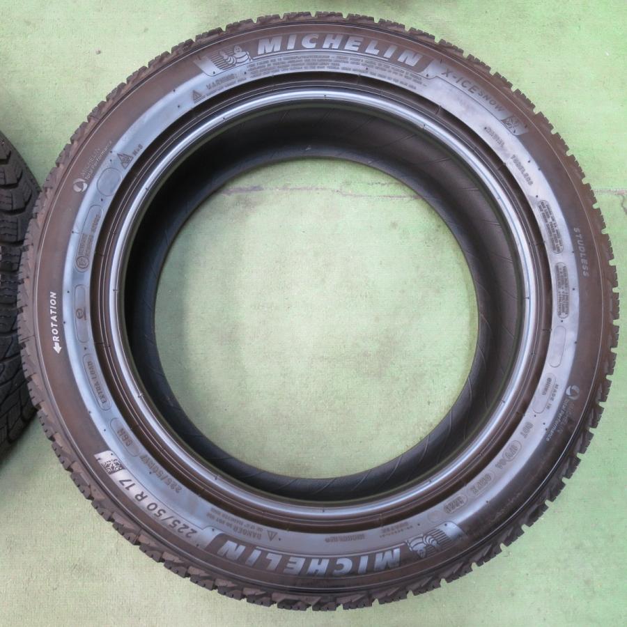 バリ溝！23年！9.5分☆スタッドレス 225/50R17 ミシュラン X-ICE SNOW 