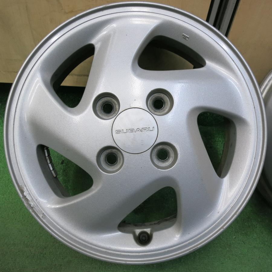 4本価格☆スバル プレオ 純正 ホイール 13インチ 13×4.00B