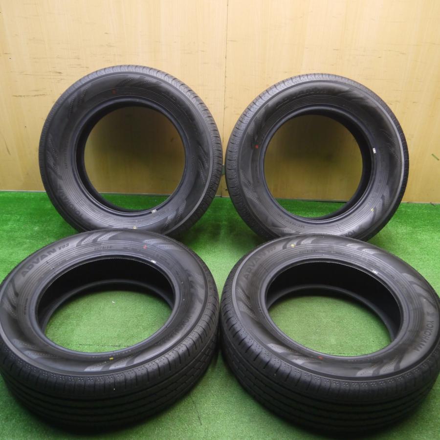 送料無料] ほぼ新車外し！24年☆225/65R17 ヨコハマ アドバン V03