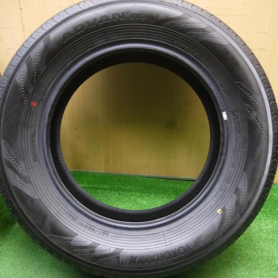 送料無料] ほぼ新車外し！24年☆225/65R17 ヨコハマ アドバン V03