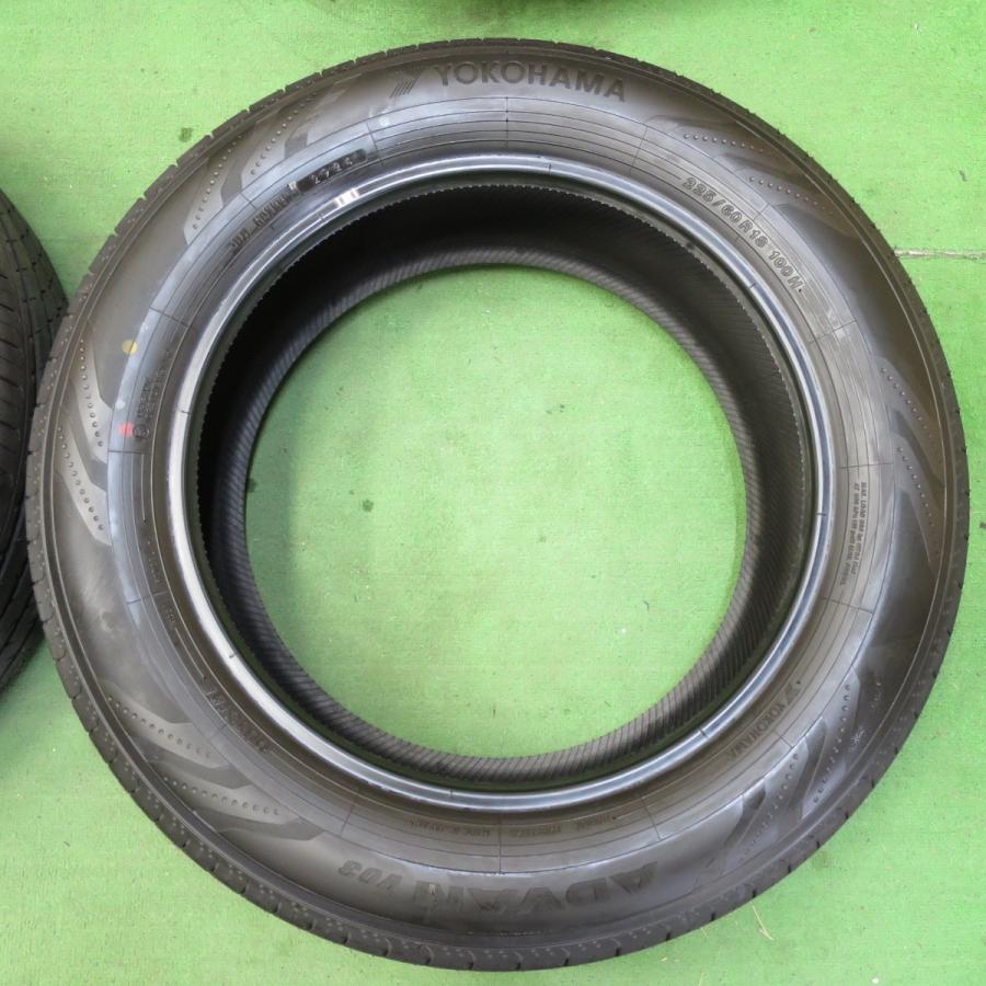 オ*ー様 新車取外しヨコハマADVAN V03 225/60R18 アルファード 2024年製 新車外し】ヨコハマ アドバン V03 225/60R18 4本セット