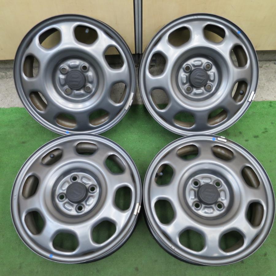 4本価格☆スズキ ハスラー 純正 TOPY スチール ホイール 15インチ 15