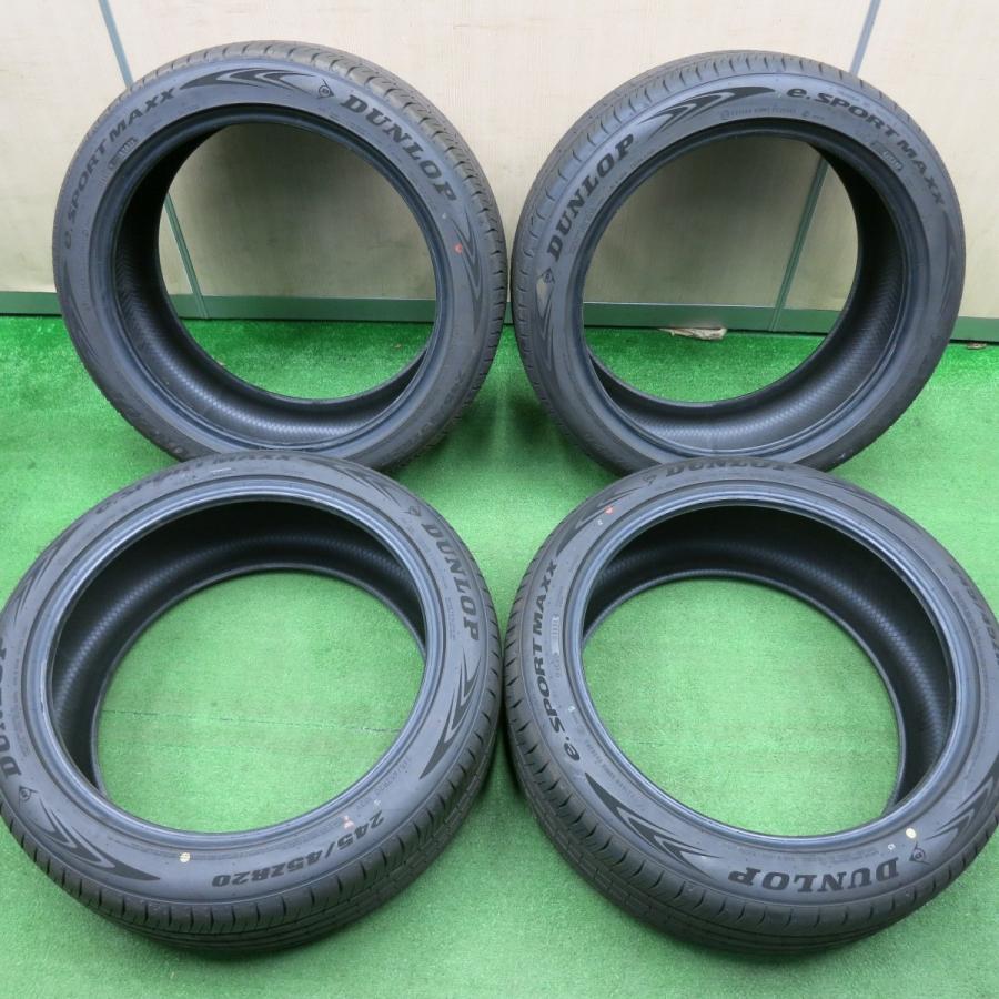 送料無料] 新車外し！24年☆245/45R20 ダンロップ e.SPORTMAXX タイヤ