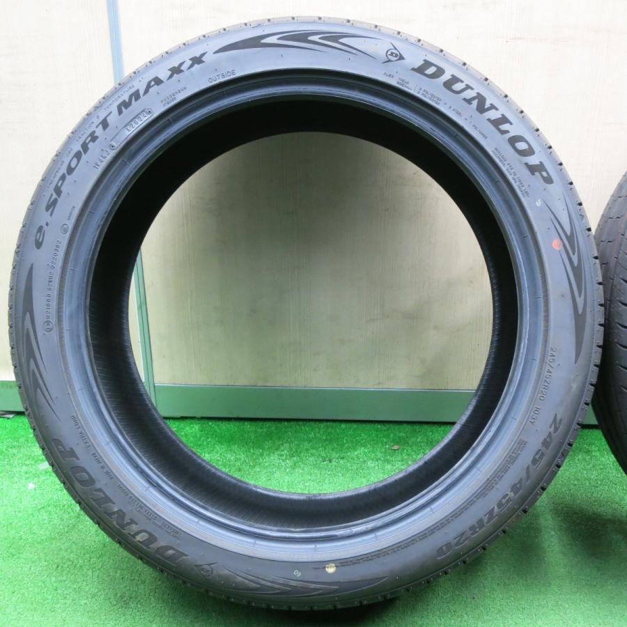 送料無料] 新車外し！24年☆245/45R20 ダンロップ e.SPORTMAXX タイヤ